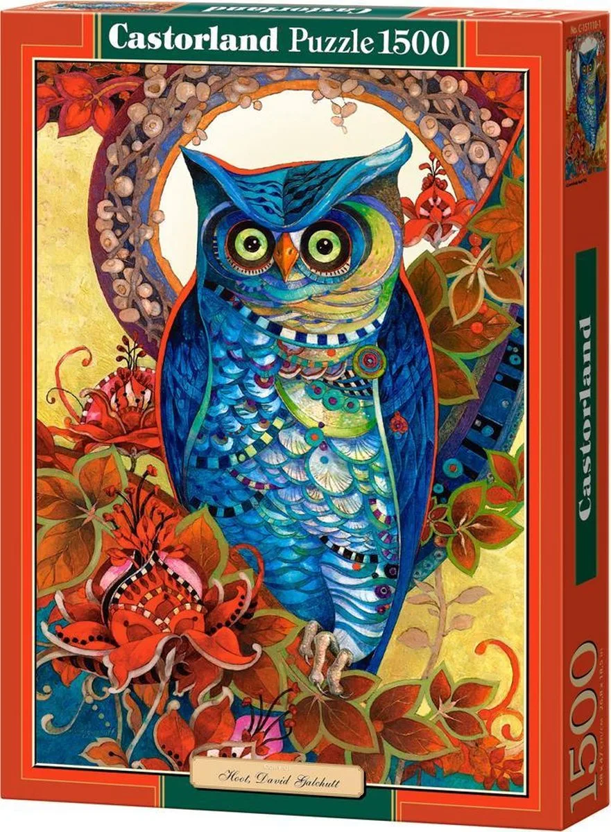 Hoot David Galchutt - 1500 stukjes van Castorland, editie Meerkleurig – doos