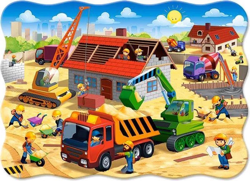 House in Construction - 30 stukjes from Castorland, Multicolour edition – box