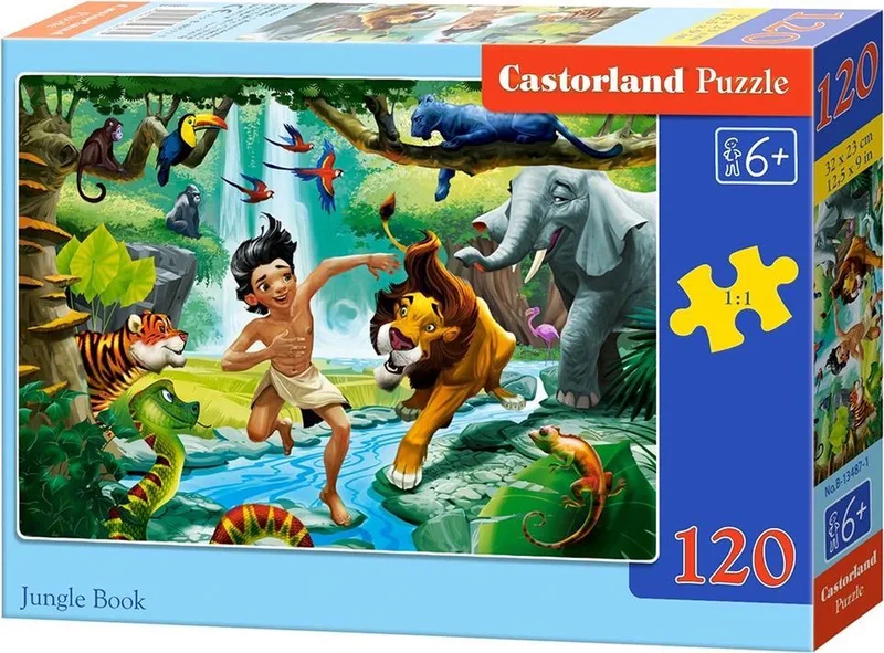 Jungle Book - 120 stukjes van Castorland, editie Meerkleurig – doos