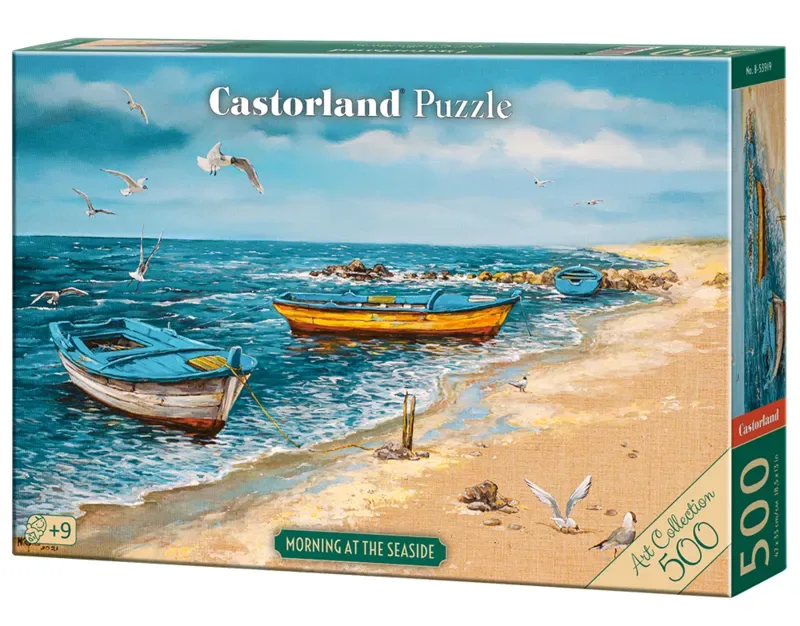 legpuzzel - Art Collection Morning by the Sea 500 stukjes. fra Castorland, Flerfarvet-udgave – æske 2 af 2
