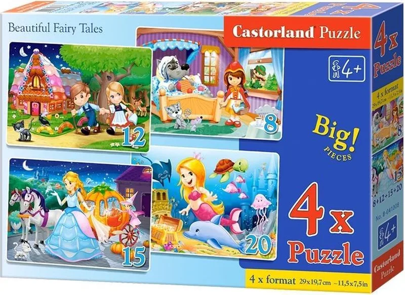 Legpuzzel Beautiful Fairy Tailes 55 Stukjes fra Castorland, Flerfarvet-udgave – æske