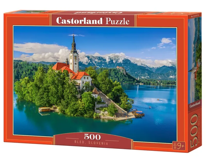 legpuzzel Bled Slovenië - 500 stukjes puzzel. von Castorland, Ausgabe Mehrfarbig – Schachtel 2 von 2