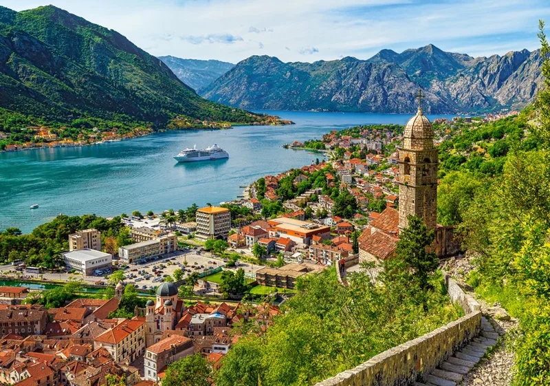 legpuzzel Kotor Montenegro 500 stukjes kleurrijk. från Castorland, utgåva Flerfärgad – kartong