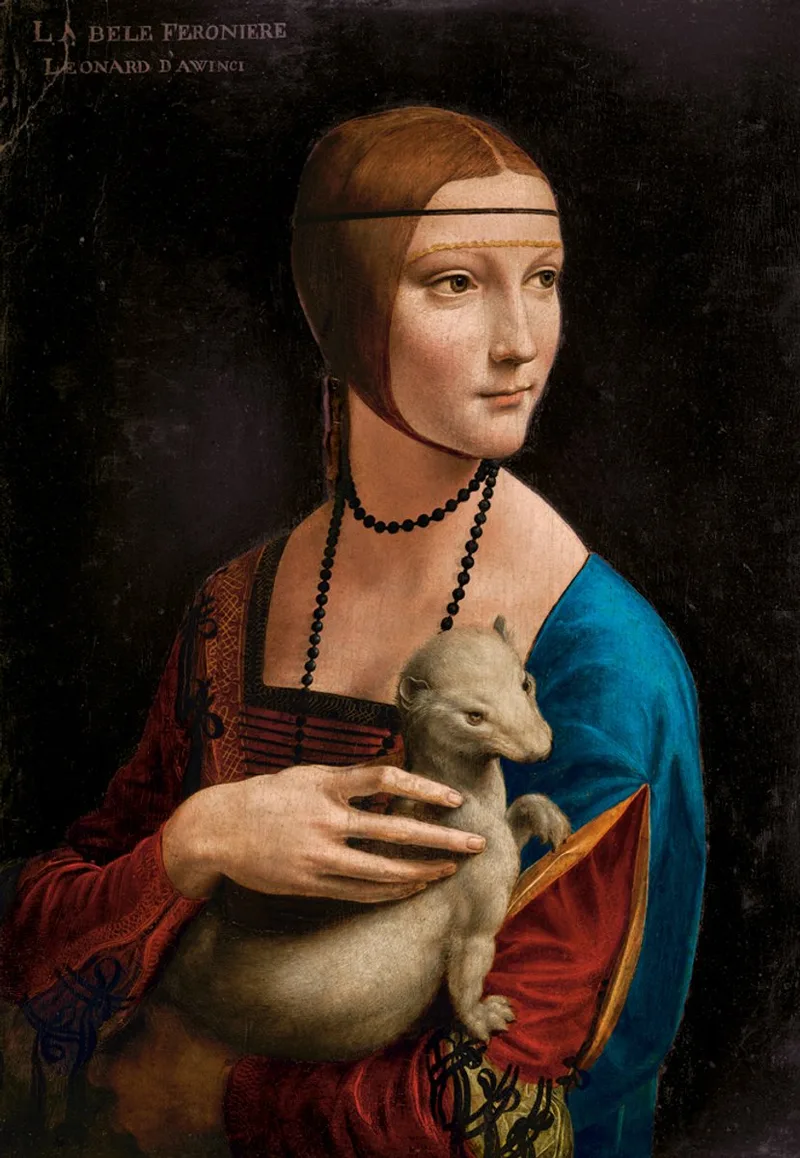 legpuzzel kunst Lady with the Ermine Leonardo da Vinci 1000 stukjes. from Castorland, Multicolour edition – box