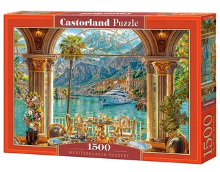 legpuzzel Mediterrane Dessert 1500 stukjes puzzel volwassenen. van Castorland, editie Meerkleurig – doos 2 van 2