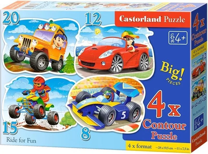 Legpuzzel Ride For Fun 55 Stukjes from Castorland, Multicolour edition – box
