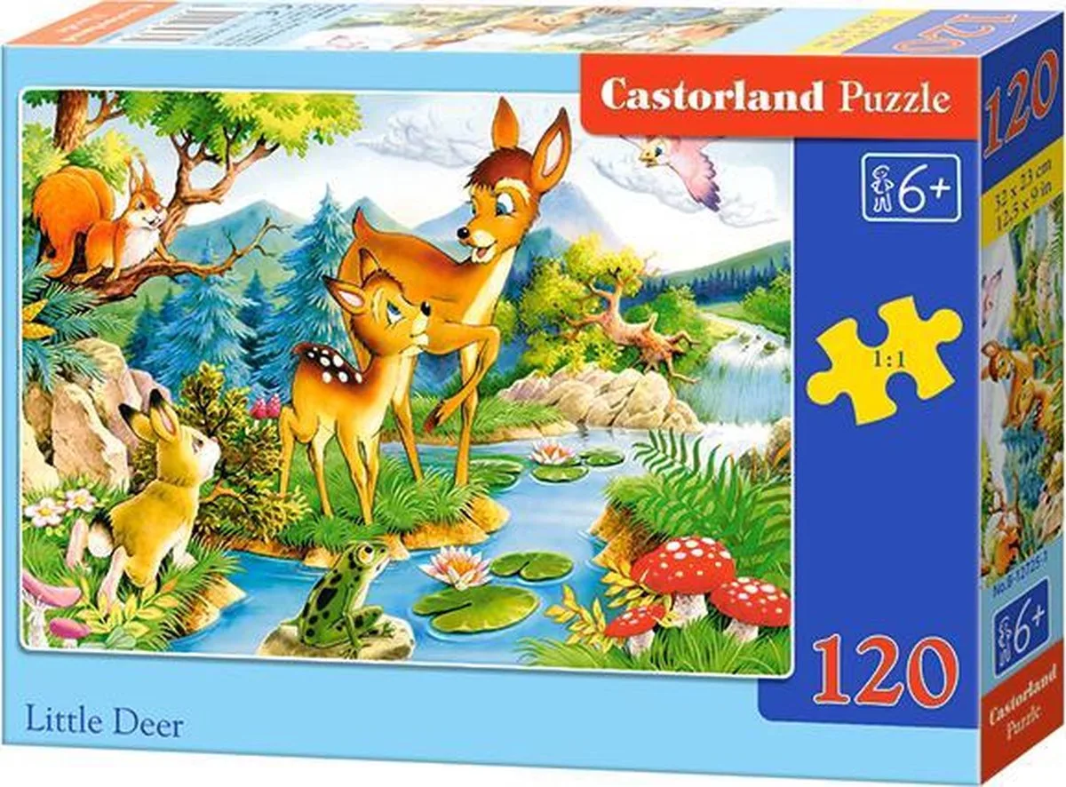 Little deers - 120 stukjes från Castorland, utgåva Flerfärgad – kartong