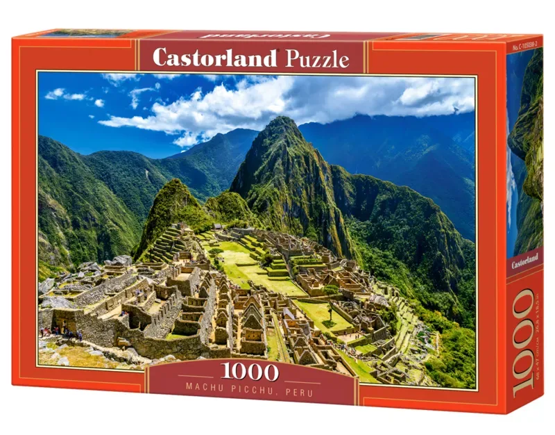 Machu Picchu, Peru – Puzzel – 1000 stukjes – Satijnen afwerking – Perfecte pasvorm – Europese kwaliteit from Castorland, Machu Picchu, Peru edition – box 2 of 2