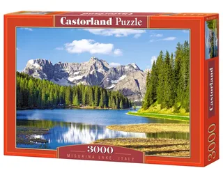 Misurina Lake, Italy – Puzzel – 3.000 stukjes – Satijnen afwerking – Perfecte pasvorm – Europese kwaliteit van Castorland, editie Misurina Lake, Italy – doos 2 van 2