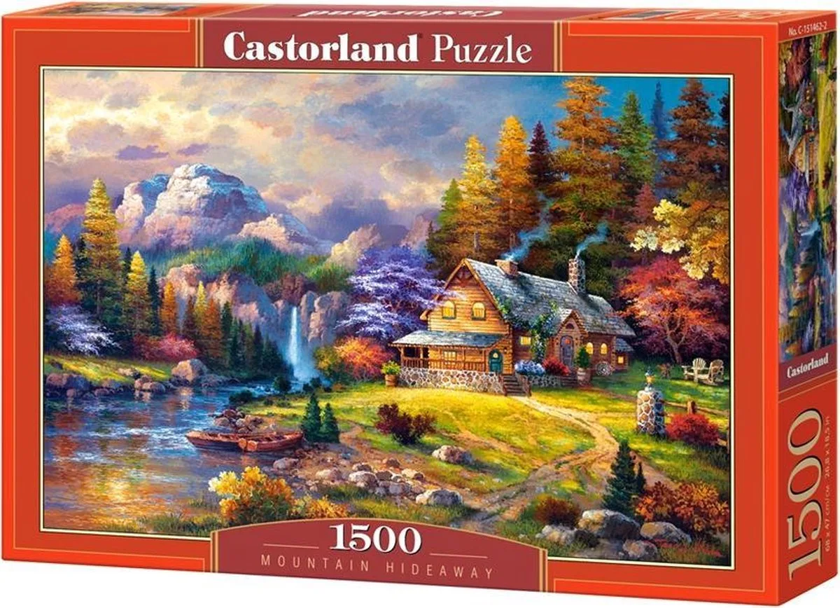 Mountain hideaway - 1500 stukjes från Castorland, utgåva Flerfärgad – kartong