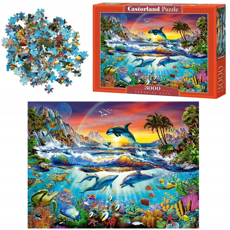 Paradise Cove 3000-delige Puzzel van Castorland, editie Meerkleurig – doos