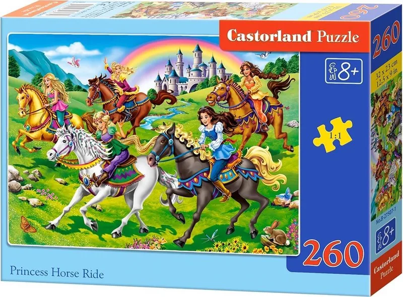 Princess Horse Ride - 260 stukjes from Castorland, Multicolour edition – box