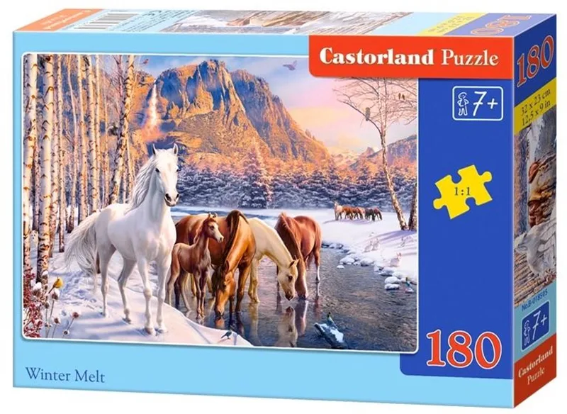 Puyyle 180 el.B-018505 Winter Melt - Puyyle 180 el.B-018505 Winter Melt from Castorland, Multi-coloured edition – box