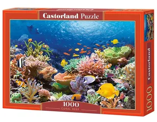 Puzzel – 1.000 stukjes – Satijnen afwerking – Perfecte pasvorm – Europese kwaliteit from Castorland, Coral Reef Fishes edition – box 2 of 2