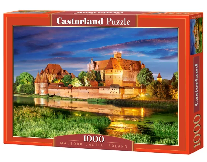 Puzzel – 1.000 stukjes – Satijnen afwerking – Perfecte pasvorm – Europese kwaliteit van Castorland, editie Malbork Castle Poland – doos 2 van 2