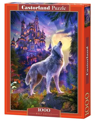 Puzzel – 1.000 stukjes – Satijnen afwerking – Perfecte pasvorm – Europese kwaliteit van Castorland, editie Wolf Castle – doos 2 van 2