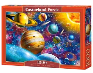 Puzzel – 1.000 stukjes – Satijnen afwerking – Perfecte pasvorm – Europese kwaliteit från Castorland, utgåva Solar System Odyssey – kartong 2 av 2