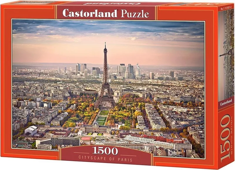 Puzzel – 1.500 stukjes – Satijnen afwerking – Perfecte pasvorm – Europese kwaliteit från Castorland, utgåva Cityscape of Paris – kartong