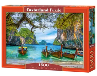Puzzel – 1.500 stukjes – Satijnen afwerking – Perfecte pasvorm – Europese kwaliteit fra Castorland, Beautiful Bay in Thailand-udgave – æske 2 af 2