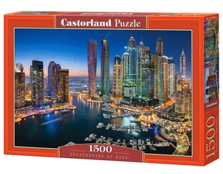 Puzzel – 1.500 stukjes – Satijnen afwerking – Perfecte pasvorm – Europese kwaliteit von Castorland, Ausgabe Skyscrapers of Dubai – Schachtel 2 von 2