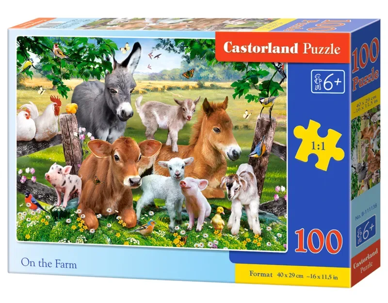 Puzzel – 100 stukjes – Boerderij – Premium kwaliteit von Castorland, Ausgabe On the Farm – Schachtel 2 von 2
