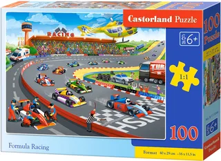 Puzzel – 100 stukjes – Racen – Premium kwaliteit from Castorland, Formula Racing edition – box 1 of 2