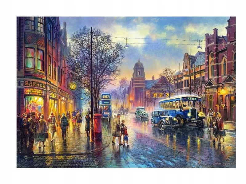 puzzel 1000 elementen - Abbey Road, jaren 30 from Castorland, Multicolour edition – box
