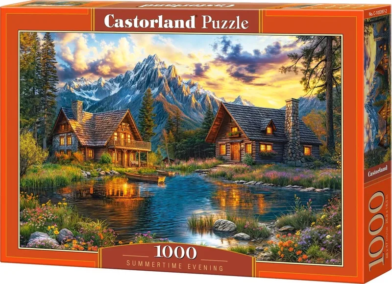 Puzzel – 1000 stukjes – Satijnen afwerking – Perfecte pasvorm – Europese kwaliteit van Castorland, editie Summertime Evening – doos 1 van 2