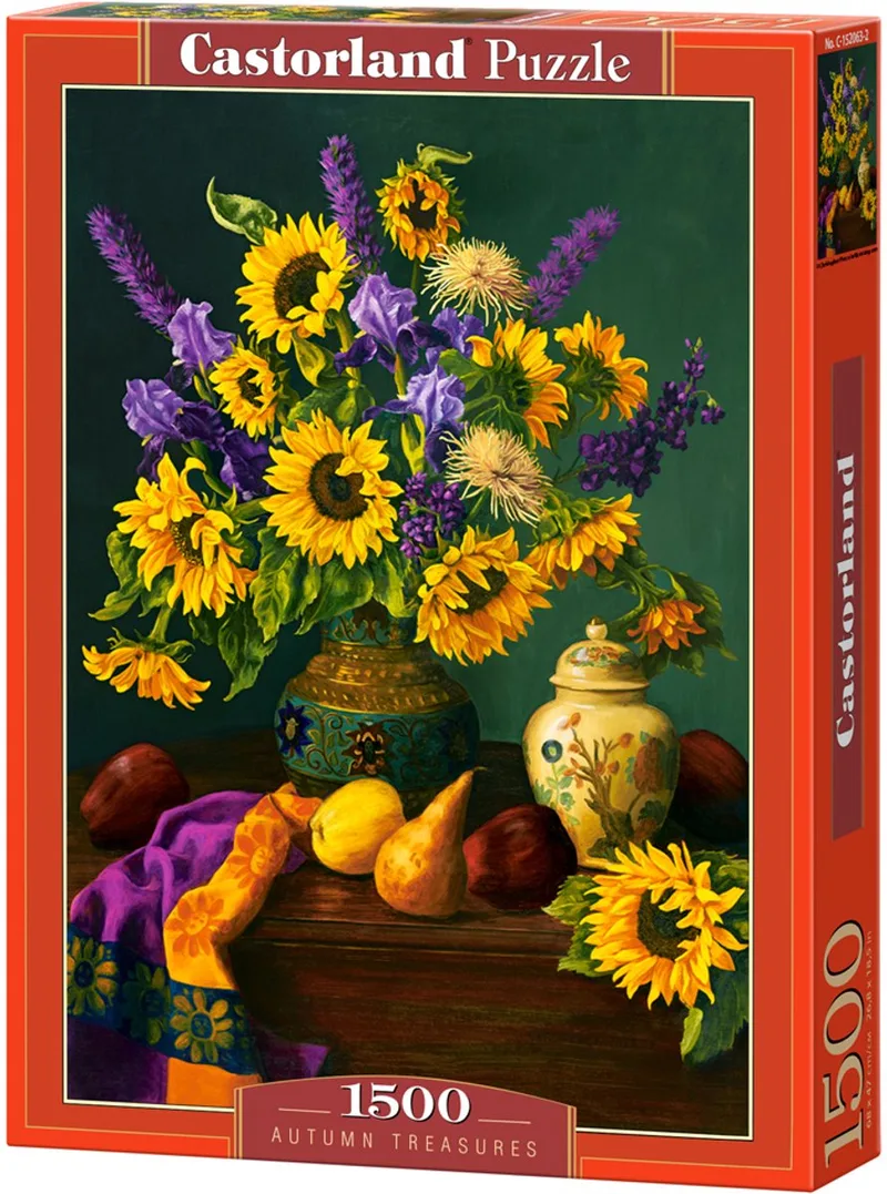 Puzzel – 1500 stukjes – Satijnen afwerking – Perfecte pasvorm – Europese kwaliteit van Castorland, editie Autumn Treasures – doos 1 van 2