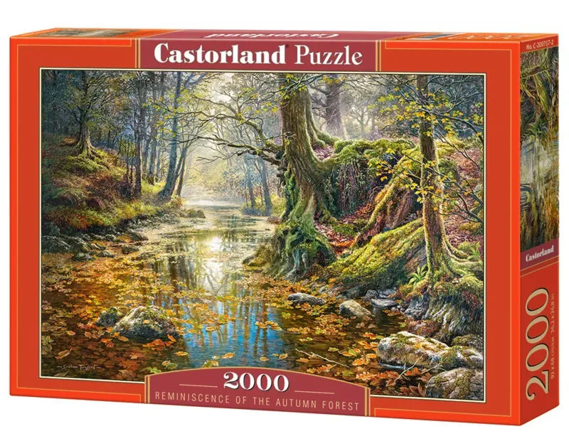 Puzzel – 2.000 stukjes – Satijnen afwerking – Perfecte pasvorm – Europese kwaliteit fra Castorland, Reminiscence of the Autumn Forest-udgave – æske 2 af 2