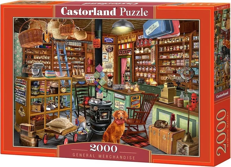 Puzzel – 2.000 stukjes – Satijnen afwerking – Perfecte pasvorm – Europese kwaliteit fra Castorland, General Merchandise-udgave – æske 1 af 2