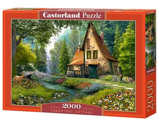 Puzzel – 2.000 stukjes – Satijnen afwerking – Perfecte pasvorm – Europese kwaliteit von Castorland, Ausgabe Toadstool Cottage – Schachtel 2 von 2