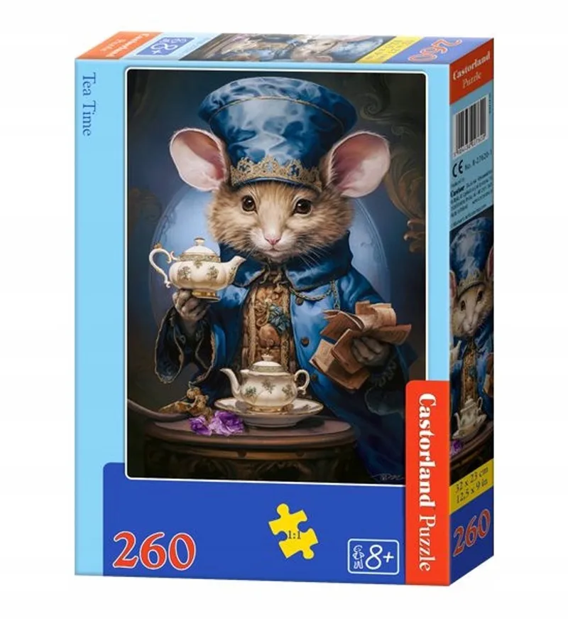 Puzzel 260 Stukjes: Thee Tijd van Castorland – doos