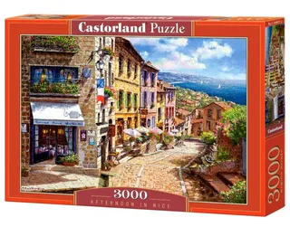 Puzzel – 3.000 stukjes – Satijnen afwerking – Perfecte pasvorm – Europese kwaliteit fra Castorland, Afternoon in Nice-udgave – æske 2 af 2