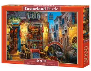 Puzzel – 3.000 stukjes – Satijnen afwerking – Perfecte pasvorm – Europese kwaliteit från Castorland, utgåva Our Special Place in Venice – kartong 2 av 2