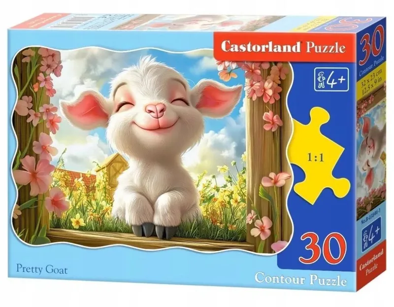 Puzzel 30 elementen - Schaduwrijk Schaapje van Castorland, editie Meerkleurig – doos