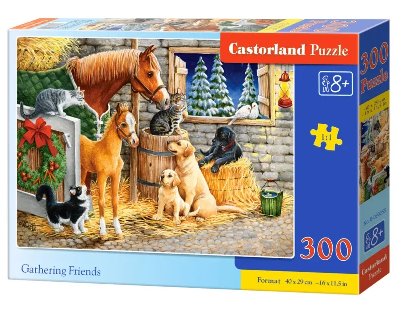 Puzzel – 300 stukjes – Dieren – Premium kwaliteit von Castorland, Ausgabe Gathering Friends – Schachtel 2 von 2