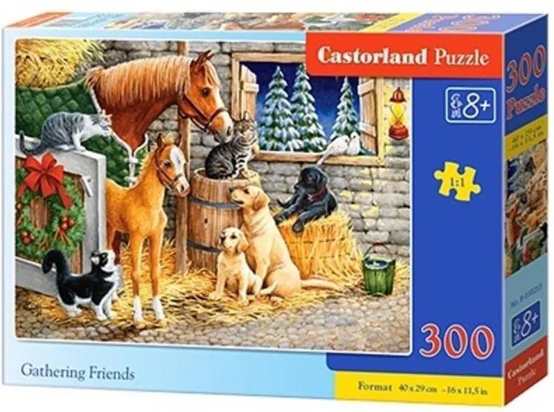 Puzzel – 300 stukjes – Dieren – Premium kwaliteit von Castorland, Ausgabe Gathering Friends – Schachtel 1 von 2