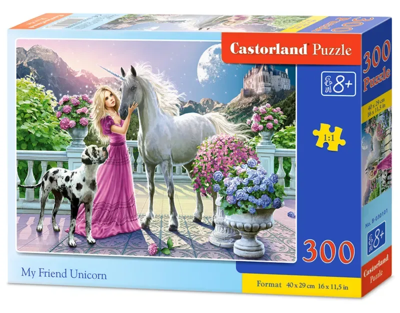 Puzzel – 300 stukjes – Eenhoorn – Premium kwaliteit von Castorland, Ausgabe My Friend Unicorn – Schachtel 2 von 2