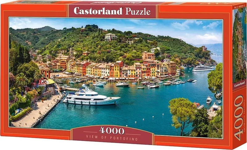 Puzzel – 4.000 stukjes – Satijnen afwerking – Perfecte pasvorm – Europese kwaliteit von Castorland, Ausgabe View of Portofino – Schachtel 1 von 2