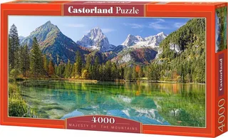 Puzzel – 4.000 stukjes – Satijnen afwerking – Perfecte pasvorm – Europese kwaliteit von Castorland, Ausgabe Majesty of the Mountains – Schachtel 1 von 2