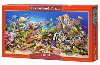 Puzzel – 4.000 stukjes – Satijnen afwerking – Perfecte pasvorm – Europese kwaliteit från Castorland, utgåva Underwater Life – kartong 2 av 2
