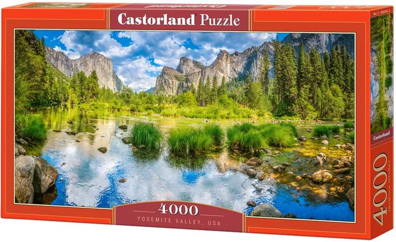 Puzzel – 4000 stukjes – Satijnen afwerking – Perfecte pasvorm – Europese kwaliteit de Castorland, édition Yosemite Valley – boîte 1 sur 2