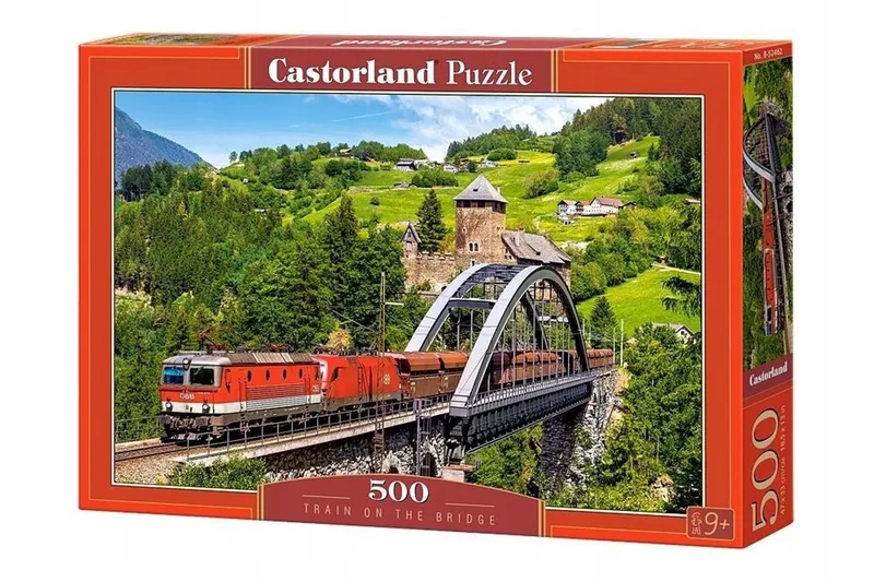 Puzzel 500 Elementen: Trein op de Brug von Castorland, Ausgabe Information not available – Schachtel