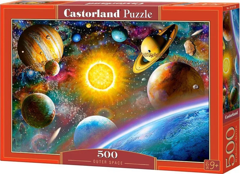 Puzzel – 500 stukjes – Satijnen afwerking – Perfecte pasvorm – Europese kwaliteit von Castorland, Ausgabe Outer Space – Schachtel 1 von 2