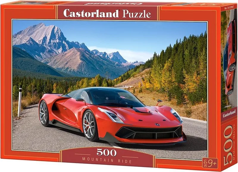 Puzzel – 500 stukjes – Satijnen afwerking – Perfecte pasvorm – Europese kwaliteit von Castorland, Ausgabe Mountain Ride – Schachtel 1 von 2