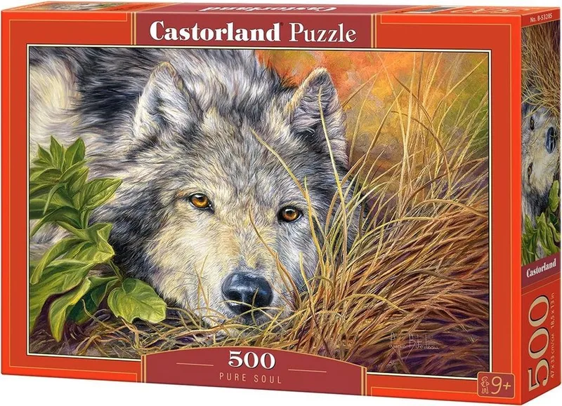 Puzzel – 500 stukjes – Satijnen afwerking – Perfecte pasvorm – Europese kwaliteit fra Castorland, Pure Soul-udgave – æske