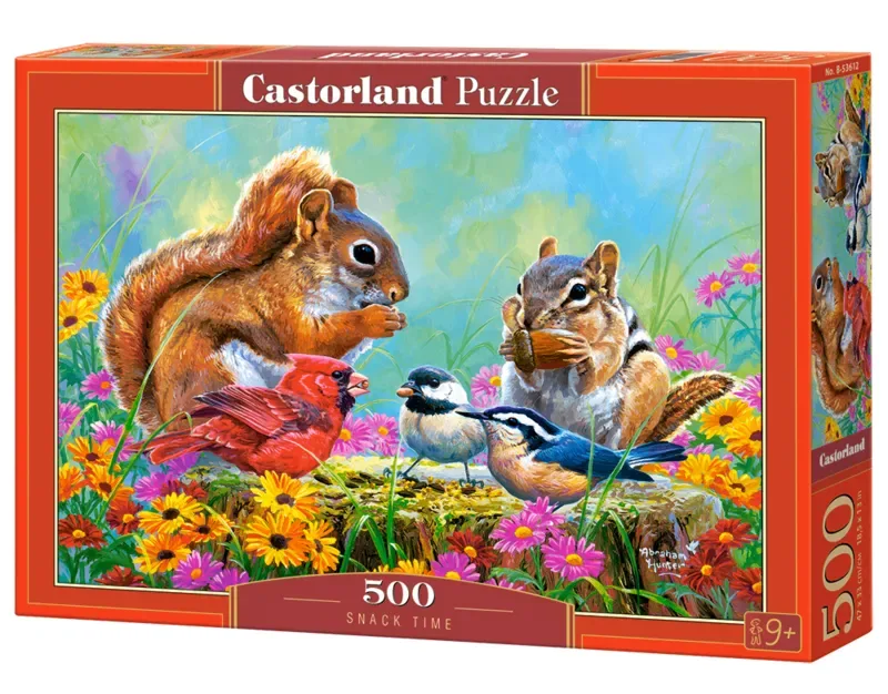 Puzzel – 500 stukjes – Satijnen afwerking – Perfecte pasvorm – Europese kwaliteit von Castorland, Ausgabe Snack Time – Schachtel 2 von 2