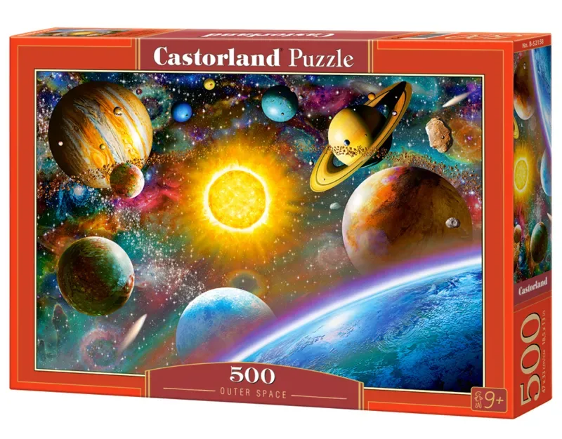 Puzzel – 500 stukjes – Satijnen afwerking – Perfecte pasvorm – Europese kwaliteit von Castorland, Ausgabe Outer Space – Schachtel 2 von 2