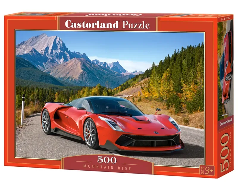 Puzzel – 500 stukjes – Satijnen afwerking – Perfecte pasvorm – Europese kwaliteit von Castorland, Ausgabe Mountain Ride – Schachtel 2 von 2